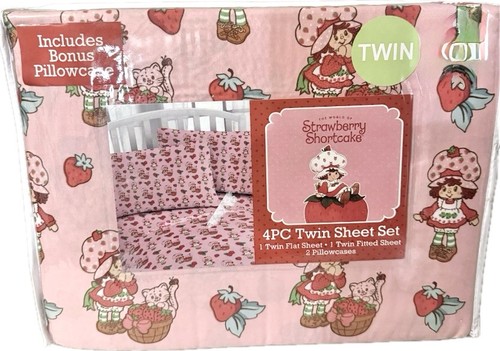 Set lenzuola gemelle fragola - set,