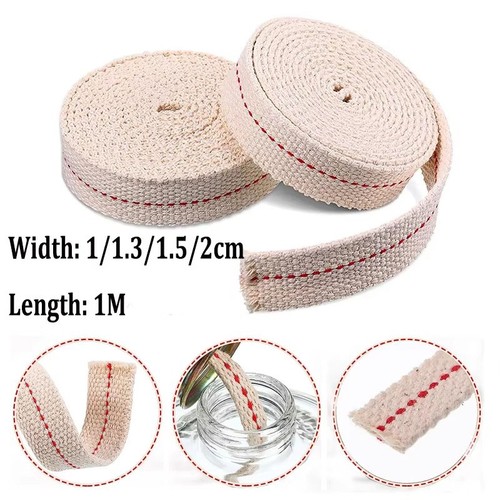 Flat cotton wick core - flat,